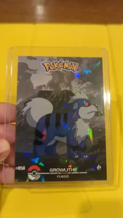 Growlithe & Arcanine - Cracked Ice Holo - Crystal Dark Black 2025 - Pokemon Card - Image 2