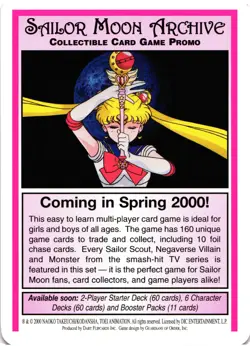 Sailor Moon CCG Archive Collectible Card Game Promo Moon Princess Halation - Image 1