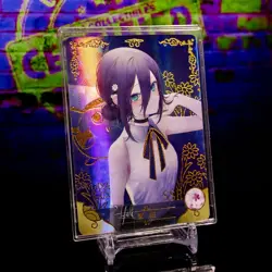 Reze Chainsaw Man Waifu Card Goddess Story SSR NS-10M05SSR-02 Gold Foil CCG - Image 1