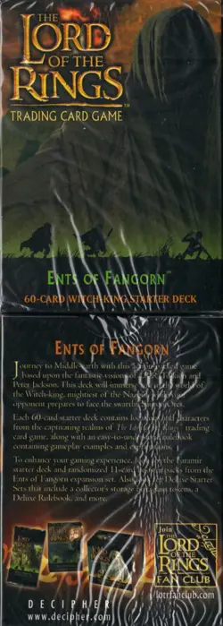 LOTR TCG Ents of Fangorn Starter Deck Display 12 60-card CCG Sealed Decks - Image 4