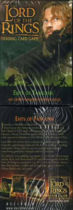 LOTR TCG Ents of Fangorn Starter Deck Display 12 60-card CCG Sealed Decks - Image 5