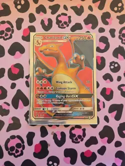 Pokemon TCG Charizard GX Full Art Holo Card SM60-SM Promos - Image 1