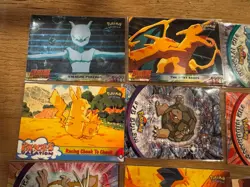 Pokemon Topps Cards Lot 1990s Featuring Pikachu, Psyduck, Charizard, Mewtwo Etc. - Image 3