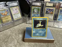 Pokemon TCG Lapras Fossil Holo Unlimited Rare Card 10/62 - Image 1