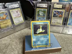 Pokemon TCG Lapras Fossil Holo Unlimited Rare Card 10/62 - Image 3