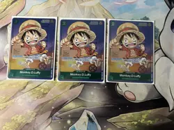 One Piece Card Game Monkey.D.Luffy P-037 1st Anniversary Promo Card - Image 1