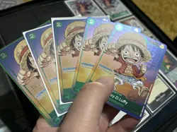 One Piece Card Game Monkey.D.Luffy P-037 1st Anniversary Promo Card - Image 2