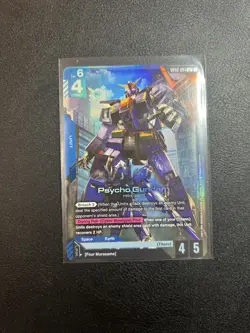 🔥 Psycho Gundam Gundam Card Game Dual Impact Legend Rare GD02-001 - Image 1