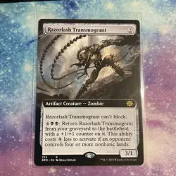 Razorlash Transmogrant (REGULAR) x1 - MTG The Brothers' War BRO #333 - Image 1