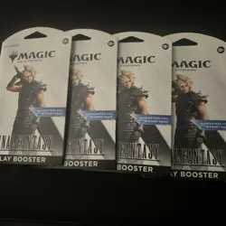 Lot of 4 Magic the Gathering Final Fantasy Play Booster Packs / Sealed FF MTG - Image 1