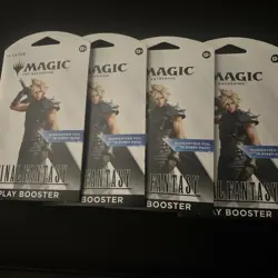 Lot of 4 Magic the Gathering Final Fantasy Play Booster Packs / Sealed FF MTG - Image 2