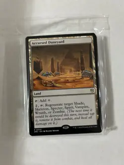 MTG Accursed Duneyard, NM-Mint, English Commander: Aetherdrift - Image 1