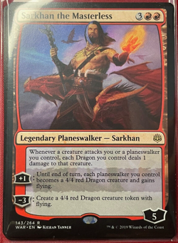 4x Sarkhan the Masterless NM, English War of the Spark MTG Magic unplayed x4 - Image 1