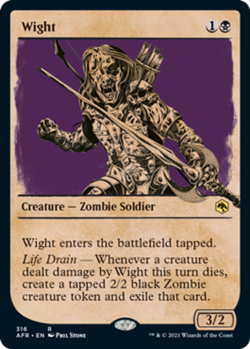 MTG Wight - Showcase NM-Mint Adventures in the Forgotten Realms - Image 1