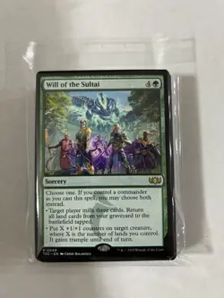 x1 Will of the Sultai R MTG Commander: Tarkir: Dragonstorm M/NM, English - Image 1