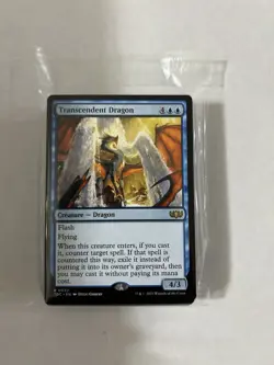 Transcendent Dragon #22 (NM) Tarkir Dragonstorm TDC Magic MTG - Image 1