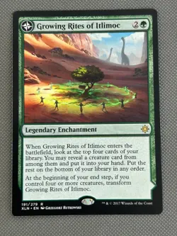MTG GROWING RITES OF ITLIMOC ITLIMOC, CRADLE OF THE SUN Ixalan NM - Image 1