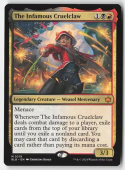 MTG - The Infamous Cruelclaw M Bloomburrow 219 LP-NM - Image 1
