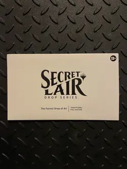 The Fairest Drop of All MTG Secret Lair Sealed/Traditional Foil Magic Gathering - Image 1