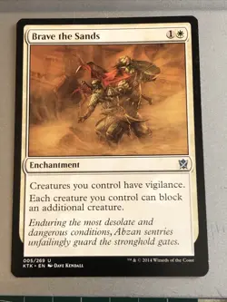 Brave the Sands X1 Khans of Tarkir NM Condition see pics - Image 1