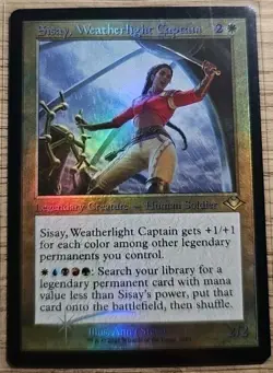 Sisay, Weatherlight Captian - Modern Horizons - (RETRO FRAME FOIL) - NM - Image 1