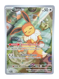 Eevee SVP 173 Holo Pokemon Black Star ETB Promo Prismatic Evolutions NM - Image 1