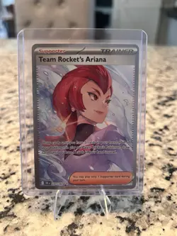 Pokemon Team Rockets Ariana Sir 237/182 Scarlet and Violet Destined Rivals - Image 1