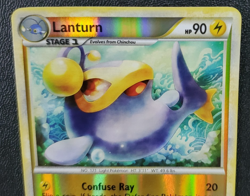 Pokemon TCG HGSS Unleashed - Lanturn 18/95 Reverse Holo Rare NM - Image 2
