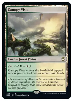 Canopy Vista x3 Commander Streets of New Capenna | NM | MTG - Image 1