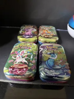 Prismatic Evolution - Scarlet & Violet - Pokemon - 4 Different Unopened Tins TCG - Image 3