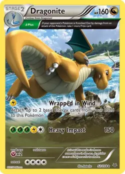 Pokemon TCG - Dragonite - 52/108 - Rare - Holo - XY: Roaring Skies [Light Play] - Image 1
