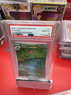 2023 Pokemon MEW EN Ivysaur Special Illustration Rare PSA 10 167/165 - Image 1