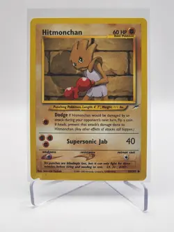 Hitmonchan Neo Destiny 69 Regular Unlimited Common Pokemon TCG - Image 1