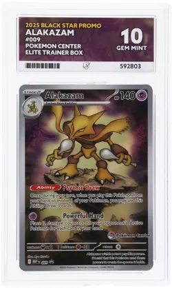 Alakazam - Pokemon Center Stamped Promo #009 - Ace 10 Gem Mint - Image 1