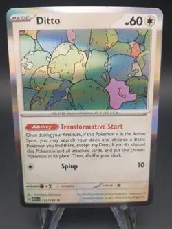 DITTO 132/165 - Scarlet & Violet 151 - Holo Rare - Pokemon TCG - NM - Image 1
