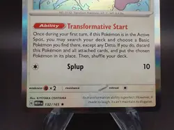 DITTO 132/165 - Scarlet & Violet 151 - Holo Rare - Pokemon TCG - NM - Image 3