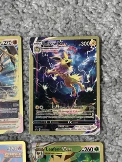 Pokemon 6 Blackstar Promos Lucario,Jolteon,Leafeon&More Gold Foil Fan Art NM! - Image 4