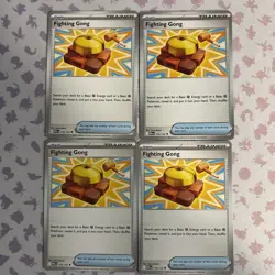 [4x Playset] Fighting Gong 116/132 ME01: Mega Evolution (MEG) Pokemon TCG - Image 1