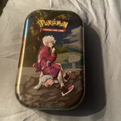 Pokemon Crown Zenith Bede & Hatenna EMPTY Mini Tin ONLY - Image 1