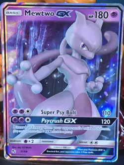 Pokemon TCG Mewtwo GX 31/68 Ultra Rare Hidden Fates - Image 2