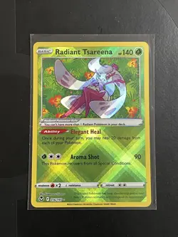 Radiant Tsareena 016/195 Holo Ultra Rare Silver Tempest Pokemon TCG NM - Image 1