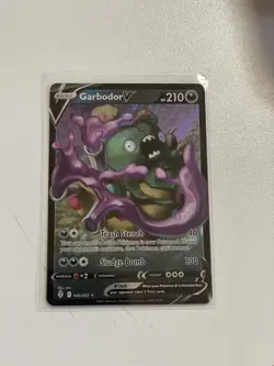 Garbodor V 100/203 Holo Ultra Rare Evolving Skies Pokemon TCG NM - Image 1