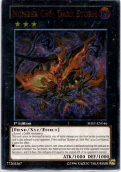 Number C96: Dark Storm - SHSP-EN046 - Ultimate Rare - 1st Edition Yugioh - Image 1