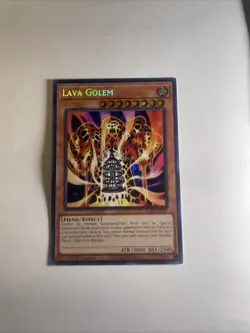Yugioh Lava Golem Secret Rare RA01 - Image 1