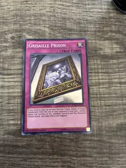 Grisaille Prison FUEN-EN059 1st Edition Super Rare Light Play LP YuGiOh! TCG - Image 1