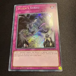 YUGIOH WITCHS STRIKE SECRET RARE SAST-EN079 1ST EDITION - Image 2