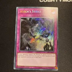 YUGIOH WITCHS STRIKE SECRET RARE SAST-EN079 1ST EDITION - Image 3