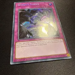 YUGIOH WITCHS STRIKE SECRET RARE SAST-EN079 1ST EDITION - Image 4