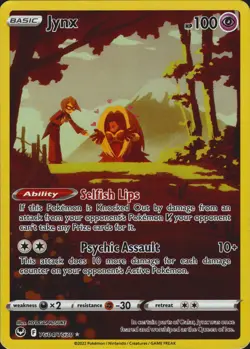 Jynx TG04/TG30 Ultra Rare SWSH12: Silver Tempest Trainer Gallery Pokemon Card L - Image 1