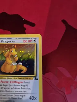 MP Dragoran 4/62 German Dragonite Fossil Pokemon Card Holo Rare - Image 5